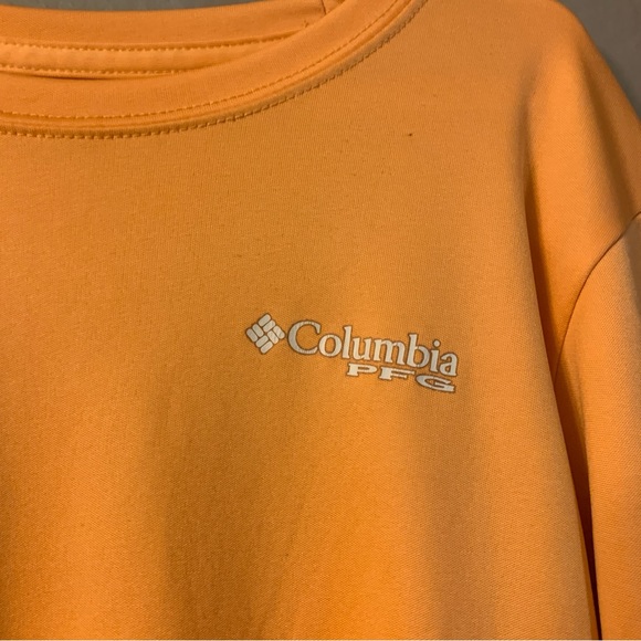 Columbia PFG Orange Sportswear Kids Top - Picture 2 of 5